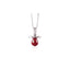 Ciondolo Ciuccio colorati argento rosso