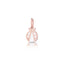 Ciondolo Lock Your Love coccinella in oro rosa e argento