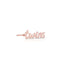 Ciondolo Lock Your Love con scritta twins in oro rosa e argento