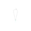 Collana Boule 45 cm con Charm Peperoncino Mini Portafortuna in Argento 925 e Smalto Turchese