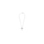 Collana Boule 45 cm con Charm Quadrifoglio Mini Portafortuna in Argento 925 e Smalti