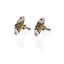 Gemelli Cannolo Siciliano in Argento 925 e Smalti