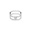 Gucci Anello GG Running YBC357123001