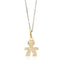 Pavé micro-setting bimbo piccolo oro giallo Default Title