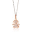 Pavé micro-setting bimba piccola oro rosa Default Title