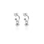 Orecchini Cerchio Piccolo con Charm Campanella Mini in Argento 925 Silver