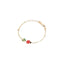 Bracciale Fortuna oro giallo quadrifoglio e coccinella